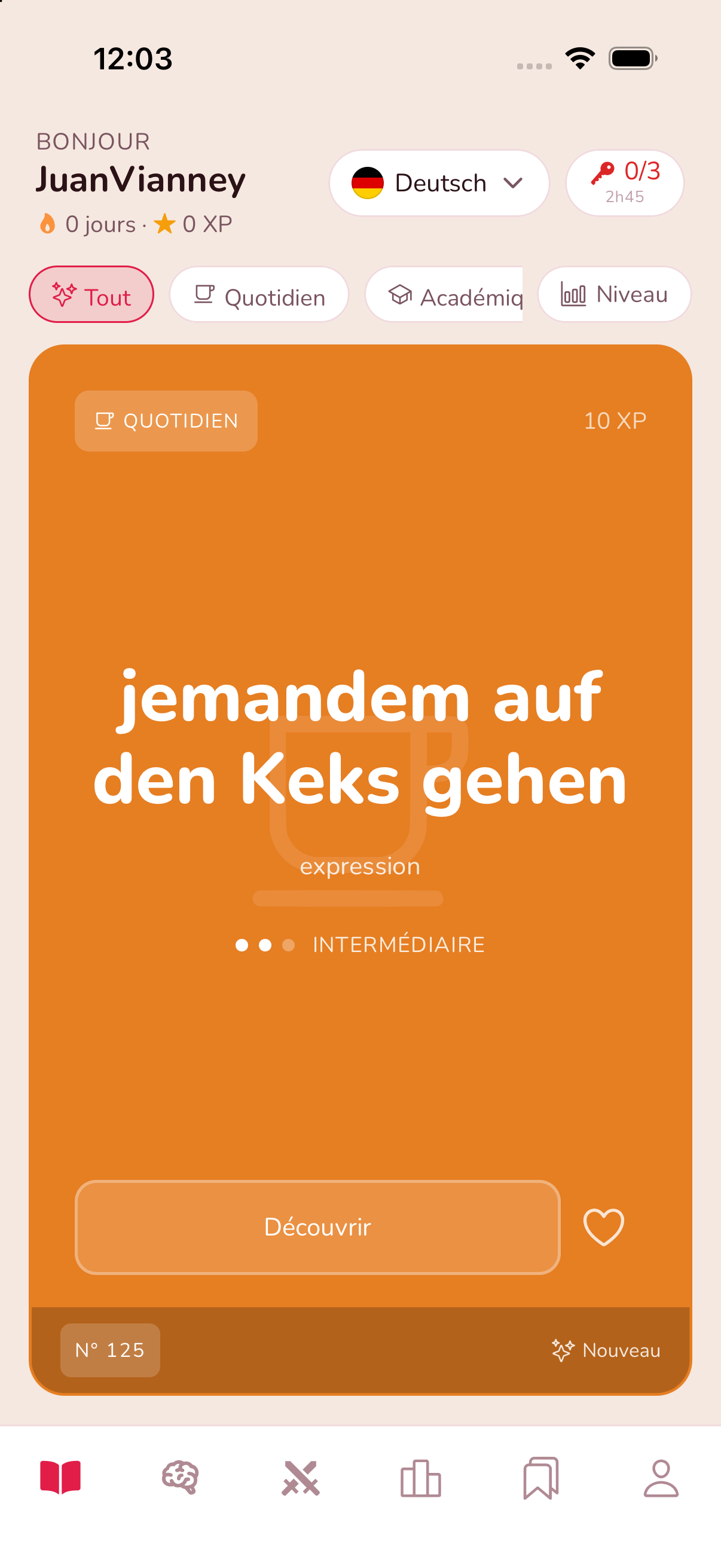 Une expression allemande dans le fil des mots